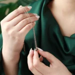 personalized sparkle photo projection necklace