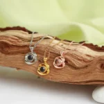 personalized embrace photo projection necklace