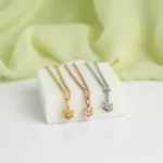 personalized paw print name necklace