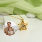 personalized star projection necklace