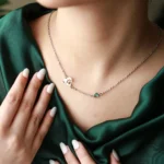 personalized pet name birthstone necklace