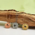 sunflower eternal memory necklace