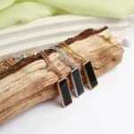 personalized bar heat necklace