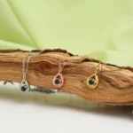 custom teardrop pendant with hidden picture