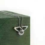 memorial angel wings projection jewelry
