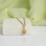 personalized paw print name necklace