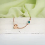 personalized pet name birthstone necklace