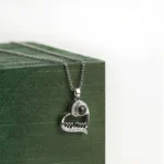 personalized mom heart projection necklace