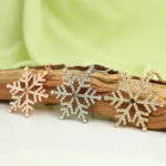 personalized snowflake projection necklace