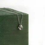 personalized sparkle photo projection necklace