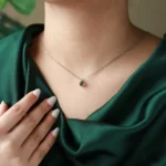 personalized sparkle photo projection necklace