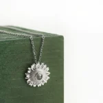 sunflower eternal memory necklace