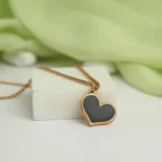 personalized heart heat necklace