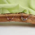 personalized crystal heart projection bracelet