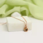 personalized bubble projection necklace