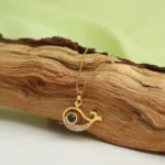 hidden photo wave necklace