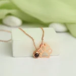 custom pet paw pendant with hidden picture