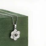 personalized blossom projection jewelry
