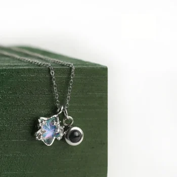 Personalized celestial projection jewelry featuring a hidden photo, capturing love that shines across time and space.